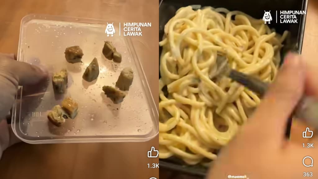 Pasta cabonara serta aglio olio ditambah ayam saiz pemadam lapan ketul RM5?