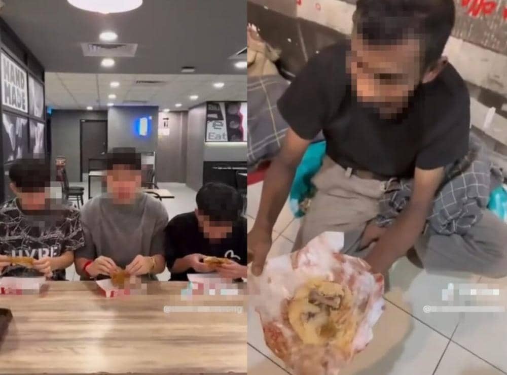 Kes bagi tulang ayam kepada gelandangan: Tiga remaja bebas dengan jaminan polis